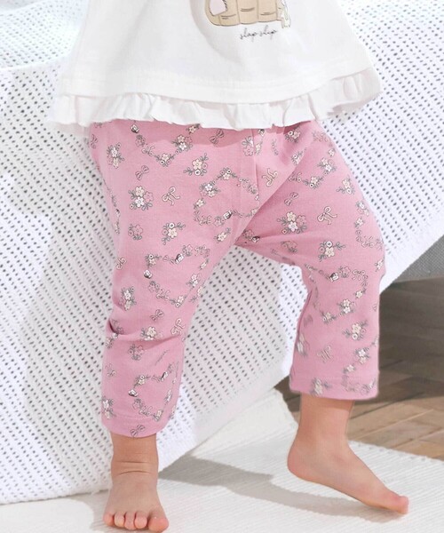 SLAP SLIP（スラップスリップ）の「【スララク/防汚加工】前後フリーで時短!パパパッと穿ける7分丈前向きパンツ(80~120cm)（その他パンツ・キッズ・ピンク/ホワイト/ブルー/オフホワイト/イエロー/ブルー系その他/ネイビー/ブラック・100cm/80ｃｍ/120cm/90cm/110cm）」の8枚目の写真