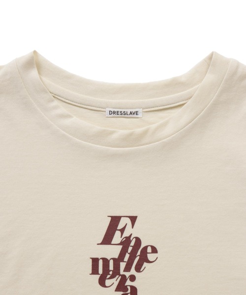 DRESSLAVE（ドレスレイブ）の「ephemera sleeveless tee(エフェメラスリーブレスTシャツ)（Tシャツ/カットソー・レディース・ベージュ/ホワイト・38）」の11枚目の写真