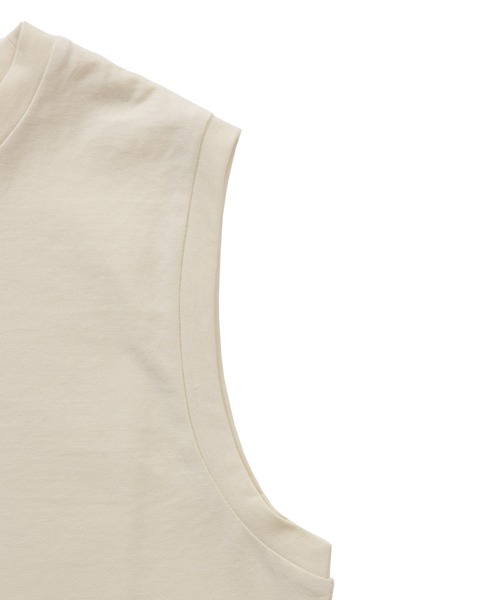 DRESSLAVE（ドレスレイブ）の「ephemera sleeveless tee(エフェメラスリーブレスTシャツ)（Tシャツ/カットソー・レディース・ベージュ/ホワイト・38）」の12枚目の写真