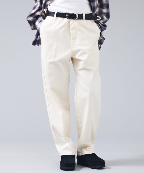 UNIVERSAL OVERALL（ユニバーサルオーバーオール）の「【UNIVERSAL OVERALL / ユニバーサルオーバーオール】 PTG-03　STANDARD fit / ペインターパンツ / ワークパンツ（その他パンツ・メンズ・ネイビー/アイボリー・32/34）」の2枚目の写真