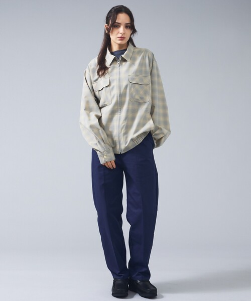 UNIVERSAL OVERALL（ユニバーサルオーバーオール）の「【UNIVERSAL OVERALL / ユニバーサルオーバーオール】 PTG-03　STANDARD fit / ペインターパンツ / ワークパンツ（その他パンツ・メンズ・ネイビー/アイボリー・32/34）」の4枚目の写真