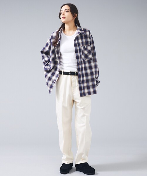 UNIVERSAL OVERALL（ユニバーサルオーバーオール）の「【UNIVERSAL OVERALL / ユニバーサルオーバーオール】 PTG-03　STANDARD fit / ペインターパンツ / ワークパンツ（その他パンツ・メンズ・ネイビー/アイボリー・32/34）」の14枚目の写真