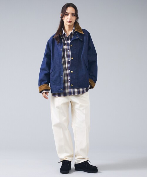 UNIVERSAL OVERALL（ユニバーサルオーバーオール）の「【UNIVERSAL OVERALL / ユニバーサルオーバーオール】 PTG-03　STANDARD fit / ペインターパンツ / ワークパンツ（その他パンツ・メンズ・ネイビー/アイボリー・32/34）」の18枚目の写真