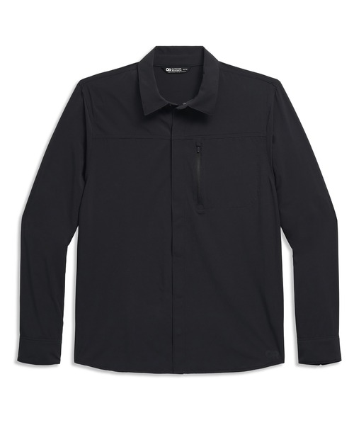 OUTDOOR RESEARCH(アウトドアリサーチ)の「OUTDOOR RESEARCH/アウトドアリサーチ Astroman Long Sleeve Sun Shirt/アストロマンシャツ(Tシャツ/カットソー・メンズ・ブラック・LARGE/MEDIUM)」の2枚目の写真