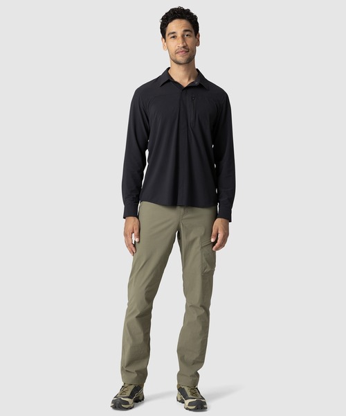 OUTDOOR RESEARCH(アウトドアリサーチ)の「OUTDOOR RESEARCH/アウトドアリサーチ Astroman Long Sleeve Sun Shirt/アストロマンシャツ(Tシャツ/カットソー・メンズ・ブラック・LARGE/MEDIUM)」の6枚目の写真