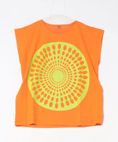 チャイハネ(チャイハネ)の「【チャイハネ】フマリーTシャツ(Tシャツ/カットソー・レディース・ホワイト/オレンジ/ブラック・FREE)」の1枚目の写真