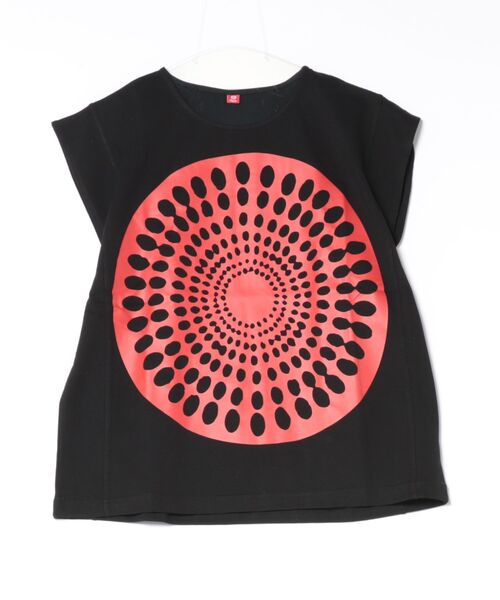 チャイハネ(チャイハネ)の「【チャイハネ】フマリーTシャツ(Tシャツ/カットソー・レディース・ホワイト/オレンジ/ブラック・FREE)」の3枚目の写真