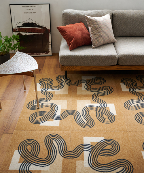 CARPET TILE CROSBY 6P カーペットタイル（ラグ/マット）｜journal