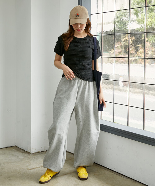 PUBLUX(パブリュクス)の「PUBLUX/パブリュクス コンパクト レース Tシャツ 限定展開(Tシャツ/カットソー・レディース・ブラック/オフホワイト/イエロー・フリ-)」の9枚目の写真