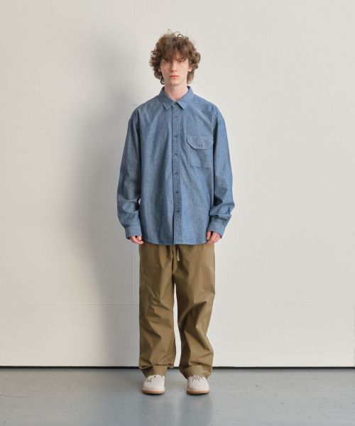 HORLISUN(ホーリーサン)の「Jane Chambray Shirt Normal Navy(シャツ/ブラウス・レディース・その他・SMALL/MEDIUM/LARGE)」の7枚目の写真