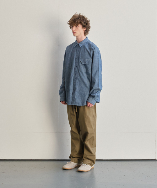 HORLISUN(ホーリーサン)の「Jane Chambray Shirt Normal Navy(シャツ/ブラウス・レディース・その他・SMALL/MEDIUM/LARGE)」の8枚目の写真