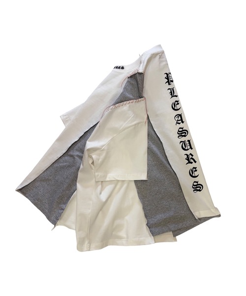 DISCOVERED(ディスカバード)の「PLEASURES x DISCOVERED DOCKING WIDE TEE(Tシャツ/カットソー・メンズ・グレー/ブラック/ホワイト/グリーン・FREE)」の8枚目の写真