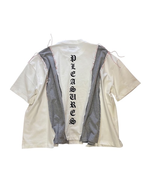 DISCOVERED(ディスカバード)の「PLEASURES x DISCOVERED DOCKING WIDE TEE(Tシャツ/カットソー・メンズ・グレー/ブラック/ホワイト/グリーン・FREE)」の9枚目の写真