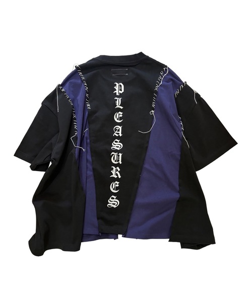 DISCOVERED(ディスカバード)の「PLEASURES x DISCOVERED DOCKING WIDE TEE(Tシャツ/カットソー・メンズ・グレー/ブラック/ホワイト/グリーン・FREE)」の15枚目の写真