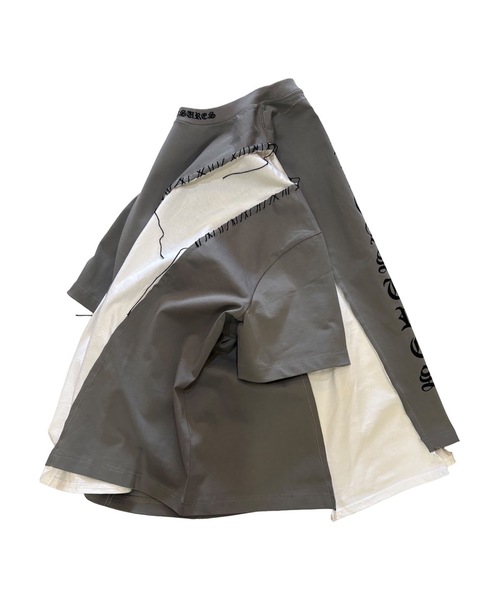 DISCOVERED(ディスカバード)の「PLEASURES x DISCOVERED DOCKING WIDE TEE(Tシャツ/カットソー・メンズ・グレー/ブラック/ホワイト/グリーン・FREE)」の17枚目の写真