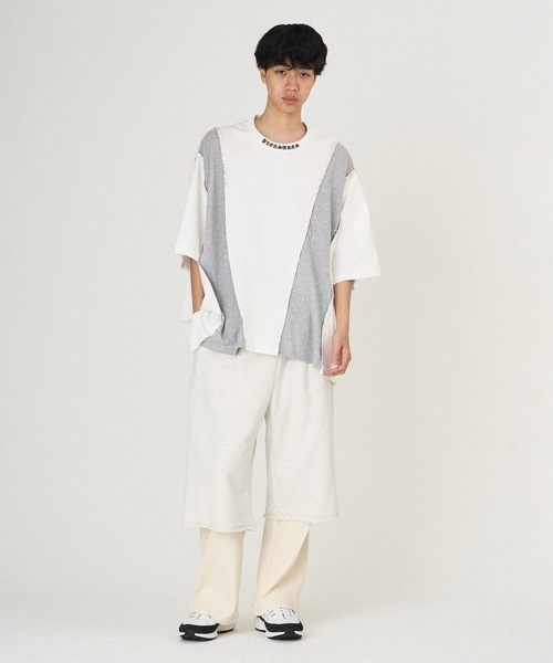 DISCOVERED(ディスカバード)の「PLEASURES x DISCOVERED DOCKING WIDE TEE(Tシャツ/カットソー・メンズ・グレー/ブラック/ホワイト/グリーン・FREE)」の19枚目の写真