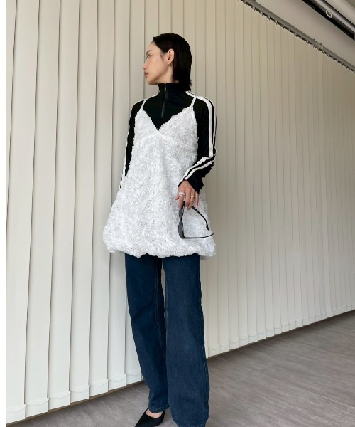 AMAIL（アマイル）の「Airy Flare Dress（ワンピース・レディース・ブラック・FREE）」の9枚目の写真