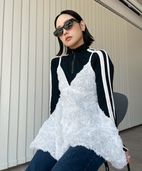 AMAIL（アマイル）の「Airy Flare Dress（ワンピース・レディース・ブラック・FREE）」の11枚目の写真