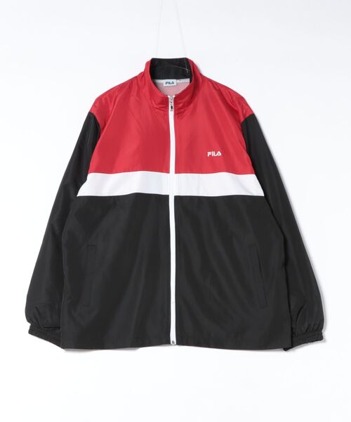 FILA（フィラ）の「《FILA》WIND TRACK JACKET（ジャージ・メンズ・ブラック/ネイビー/チャコールグレー・L/M/LL）」の2枚目の写真