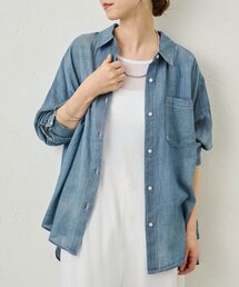 シアーデニムシャツ