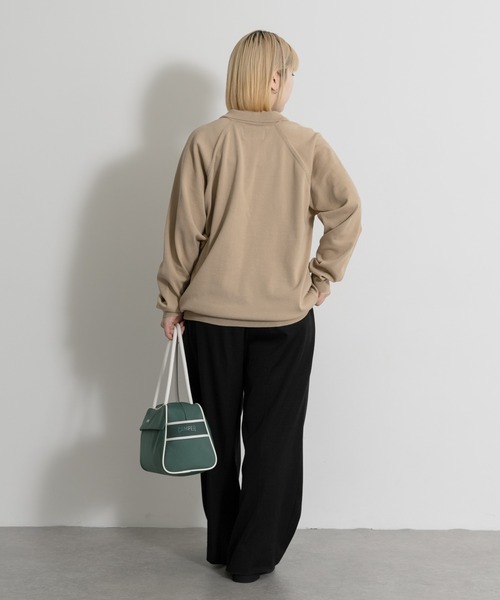 THE GOODLAND MARKET(ザグッドランドマーケット)の「TONY RAGLAN POLO KNIT(ニット/セーター・メンズ・ブルー/ベージュ・X-LARGE/LARGE)」の13枚目の写真