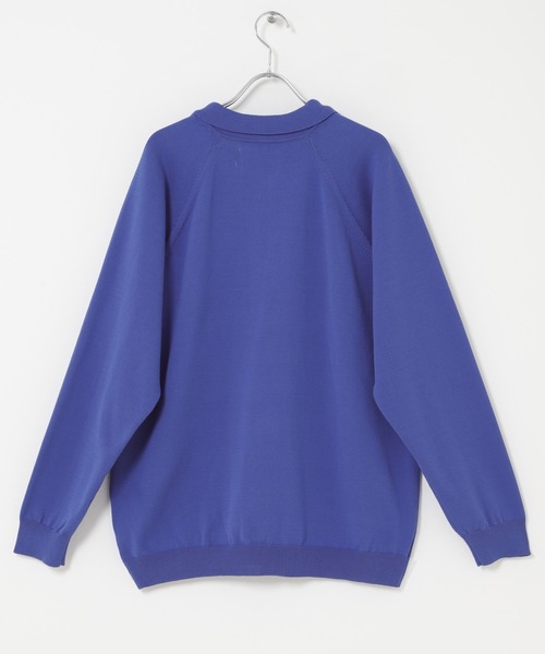 THE GOODLAND MARKET(ザグッドランドマーケット)の「TONY RAGLAN POLO KNIT(ニット/セーター・メンズ・ブルー/ベージュ・X-LARGE/LARGE)」の17枚目の写真