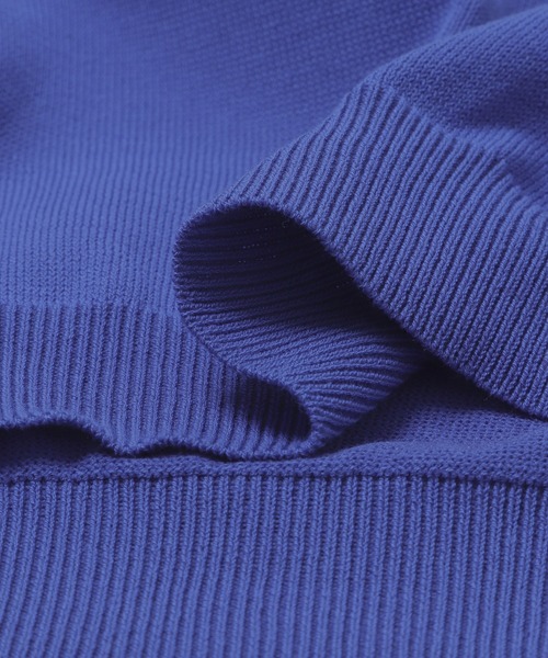 THE GOODLAND MARKET(ザグッドランドマーケット)の「TONY RAGLAN POLO KNIT(ニット/セーター・メンズ・ブルー/ベージュ・X-LARGE/LARGE)」の18枚目の写真
