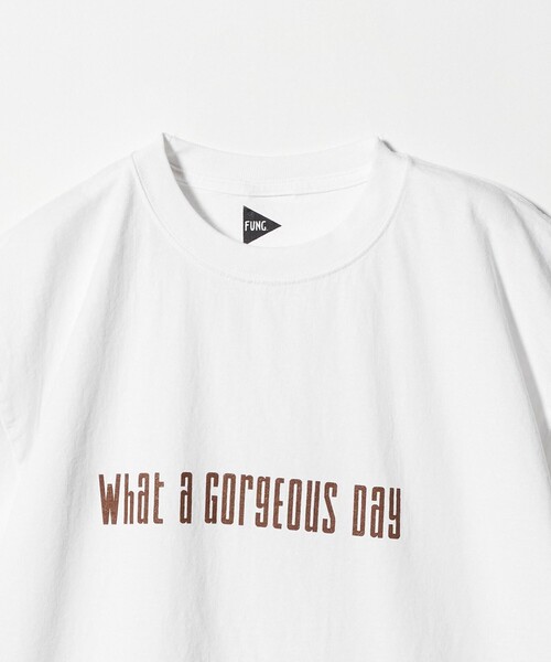 FUNG（ファング）の「＜FUNG＞GORGEOUS Tシャツ ホワイト（Tシャツ/カットソー・メンズ・ホワイト・S/M）」の3枚目の写真