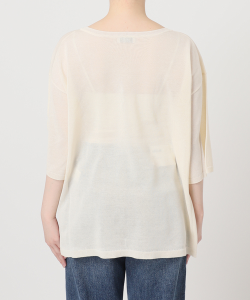 journal standard L'essage（ジャーナルスタンダードレサージュ）の「シャーリーカーンショートスリーブプルオーバー（ニット/セーター・レディース・イエロー/ホワイト/ブラック・FREE）」の17枚目の写真