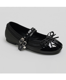 CHAAKAN（チャカン靴）の「キッチリボンメリージェーンフラットPMEMR1i105（バレエシューズ）」