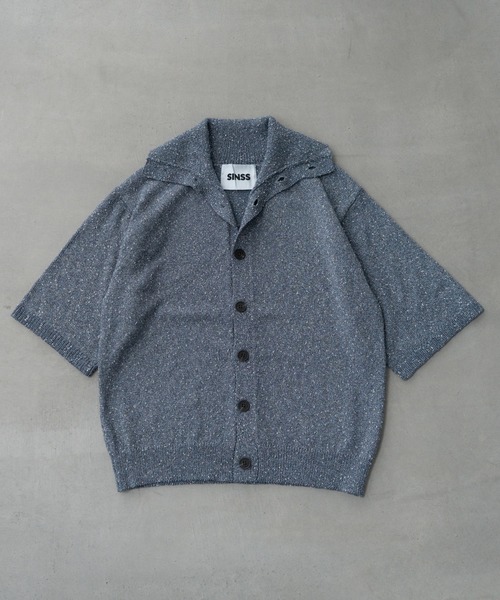 Nep HS knit cardigan / ネップHSニットカーディガン（シャツ/ブラウス