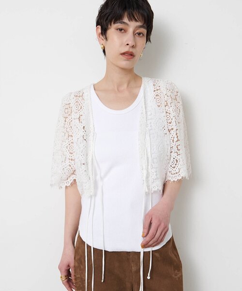 Whim Gazette（ウィムガゼット）の「ヴィンテージテレコタンク（タンクトップ・レディース・ブラック/カーキ/オフホワイト/ブラウン/ベージュ・FREE）」の16枚目の写真