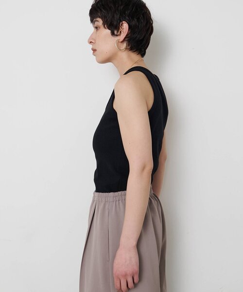 Whim Gazette（ウィムガゼット）の「ヴィンテージテレコタンク（タンクトップ・レディース・ブラック/カーキ/オフホワイト/ブラウン/ベージュ・FREE）」の19枚目の写真