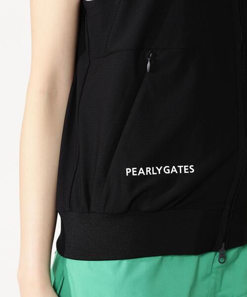 PEARLY GATES(パーリーゲイツ)の「【PEARLY GATES】AIR TOOL LIGHT360ストレッチ(ベスト・レディース・ピンク/ネイビー・SMALL/LARGE/MEDIUM)」の8枚目の写真
