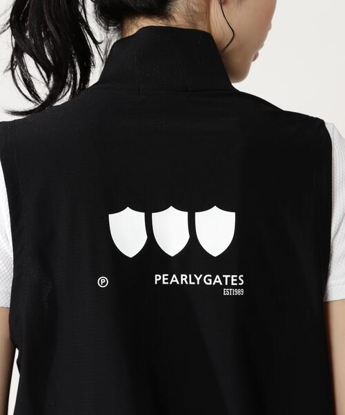 PEARLY GATES(パーリーゲイツ)の「【PEARLY GATES】AIR TOOL LIGHT360ストレッチ(ベスト・レディース・ピンク/ネイビー・SMALL/LARGE/MEDIUM)」の9枚目の写真