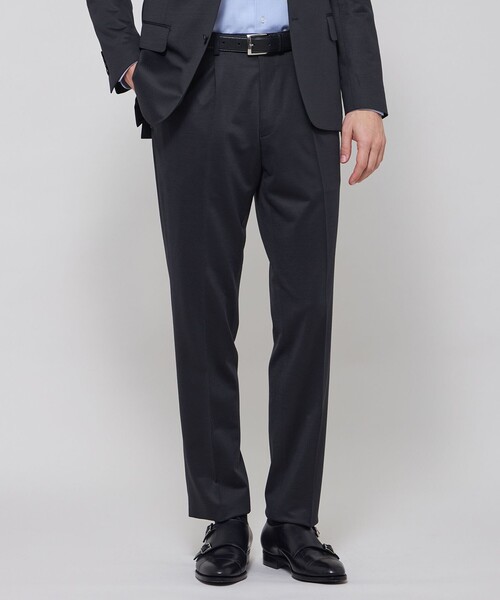 MACKINTOSH LONDON(マッキントッシュ ロンドン)の「【FLEX JERSEY】ハイゲージジャカードセットアップパンツ(その他パンツ・メンズ・ネイビー・78/82/86/90)」の1枚目の写真