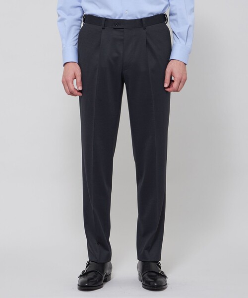 MACKINTOSH LONDON(マッキントッシュ ロンドン)の「【FLEX JERSEY】ハイゲージジャカードセットアップパンツ(その他パンツ・メンズ・ネイビー・78/82/86/90)」の6枚目の写真