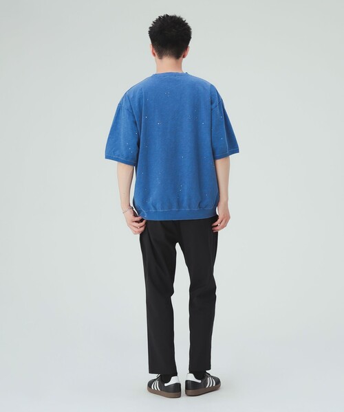 BEAMS HEART(ビームスハート)の「【6/18値下げ】フェード & ハンドスプラッシュ アソート Tシャツ(ユニセックス)(Tシャツ/カットソー・メンズ・ブルー/ブラック・MEDIUM/LARGE/SMALL)」の4枚目の写真