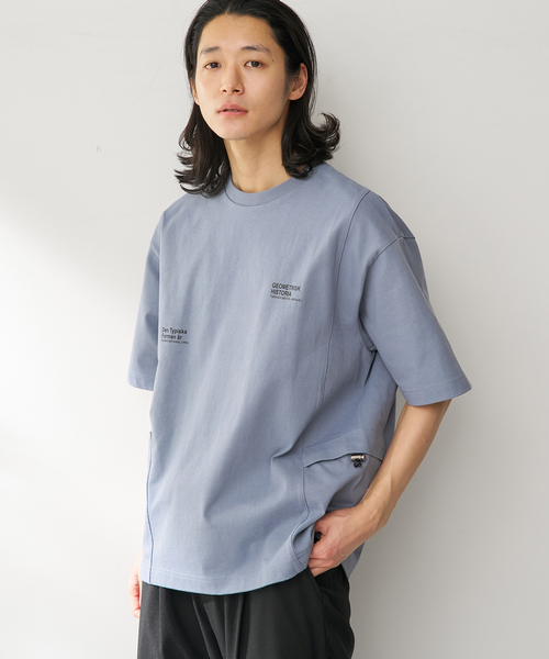B.C STOCK(ベーセーストック)の「OLIVEDRAB CARRY PKT S/S-Tシャツ(Tシャツ/カットソー・メンズ・グレー系その他/ブラック/ホワイト/ブルー系その他・LARGE/MEDIUM/X-LARGE)」の4枚目の写真