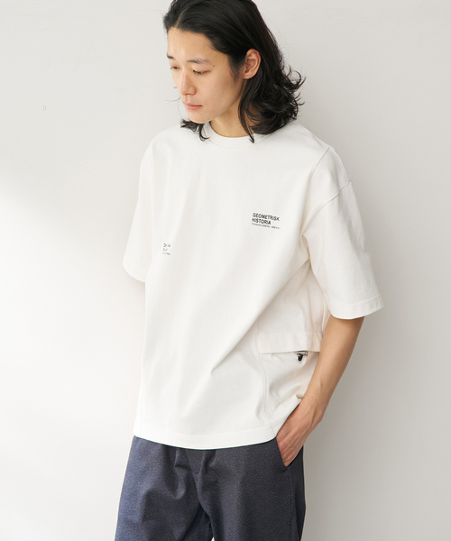 B.C STOCK(ベーセーストック)の「OLIVEDRAB CARRY PKT S/S-Tシャツ(Tシャツ/カットソー・メンズ・グレー系その他/ブラック/ホワイト/ブルー系その他・LARGE/MEDIUM/X-LARGE)」の2枚目の写真