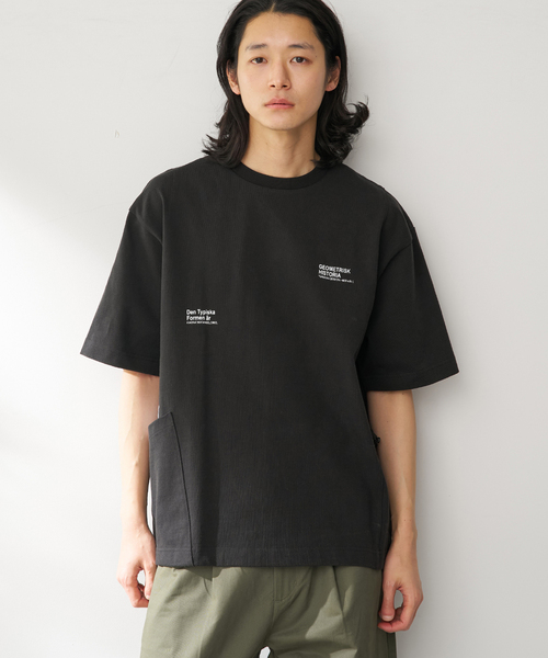 B.C STOCK(ベーセーストック)の「OLIVEDRAB CARRY PKT S/S-Tシャツ(Tシャツ/カットソー・メンズ・グレー系その他/ブラック/ホワイト/ブルー系その他・LARGE/MEDIUM/X-LARGE)」の6枚目の写真