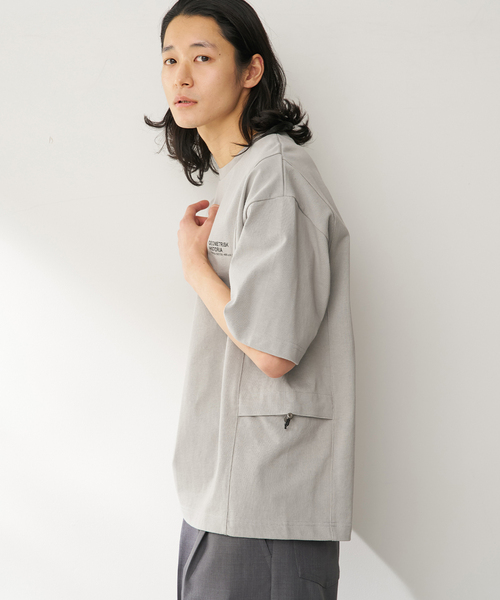 B.C STOCK(ベーセーストック)の「OLIVEDRAB CARRY PKT S/S-Tシャツ(Tシャツ/カットソー・メンズ・グレー系その他/ブラック/ホワイト/ブルー系その他・LARGE/MEDIUM/X-LARGE)」の11枚目の写真