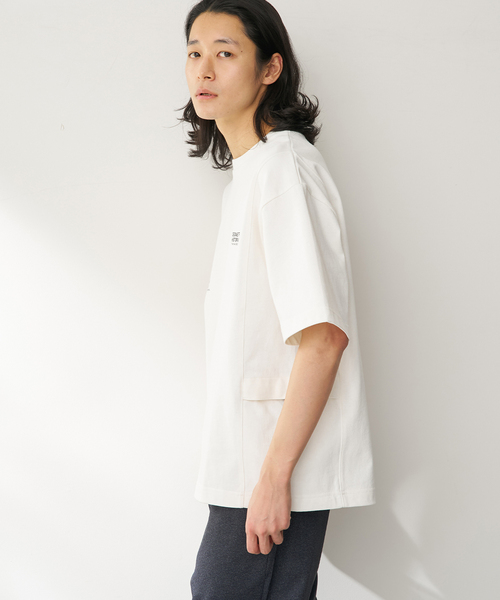 B.C STOCK(ベーセーストック)の「OLIVEDRAB CARRY PKT S/S-Tシャツ(Tシャツ/カットソー・メンズ・グレー系その他/ブラック/ホワイト/ブルー系その他・LARGE/MEDIUM/X-LARGE)」の15枚目の写真