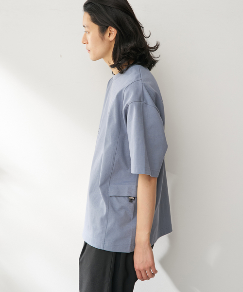 B.C STOCK(ベーセーストック)の「OLIVEDRAB CARRY PKT S/S-Tシャツ(Tシャツ/カットソー・メンズ・グレー系その他/ブラック/ホワイト/ブルー系その他・LARGE/MEDIUM/X-LARGE)」の19枚目の写真