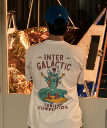 BIGWAVE COLLECTIVE（ビッグウェーブコレクティブ）の「インターギャラクティック 半袖Tシャツ (オフホワイト)（Tシャツ/カットソー）」