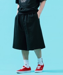 SIDEWAY STANCE（サイドウェイスタンス）の「【SIDEWAY STANCE】 裏毛 ワイド スウェット ショートパンツ（その他パンツ）」
