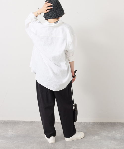 JOURNAL STANDARD LUXE（ジャーナルスタンダード　ラックス）の「LCキャンバス ポケパンツ（その他パンツ・レディース・ベージュ/ブラック・MEDIUM/SMALL）」の5枚目の写真