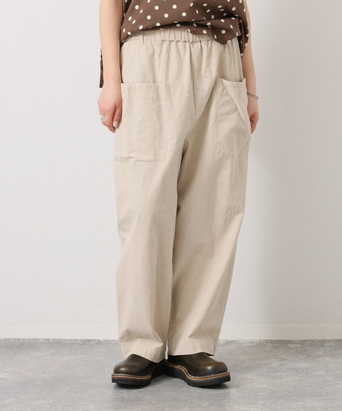 JOURNAL STANDARD LUXE（ジャーナルスタンダード　ラックス）の「LCキャンバス ポケパンツ（その他パンツ・レディース・ベージュ/ブラック・MEDIUM/SMALL）」の8枚目の写真