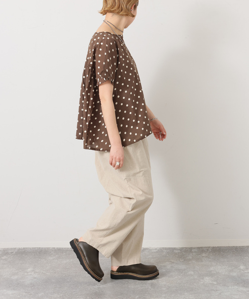 JOURNAL STANDARD LUXE（ジャーナルスタンダード　ラックス）の「LCキャンバス ポケパンツ（その他パンツ・レディース・ベージュ/ブラック・MEDIUM/SMALL）」の9枚目の写真