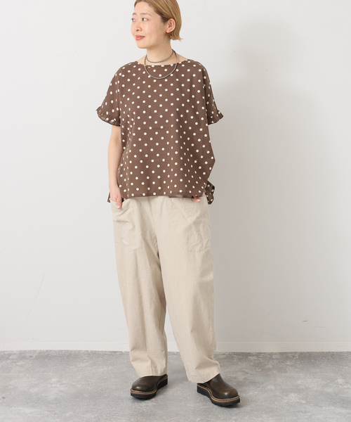 JOURNAL STANDARD LUXE（ジャーナルスタンダード　ラックス）の「LCキャンバス ポケパンツ（その他パンツ・レディース・ベージュ/ブラック・MEDIUM/SMALL）」の10枚目の写真